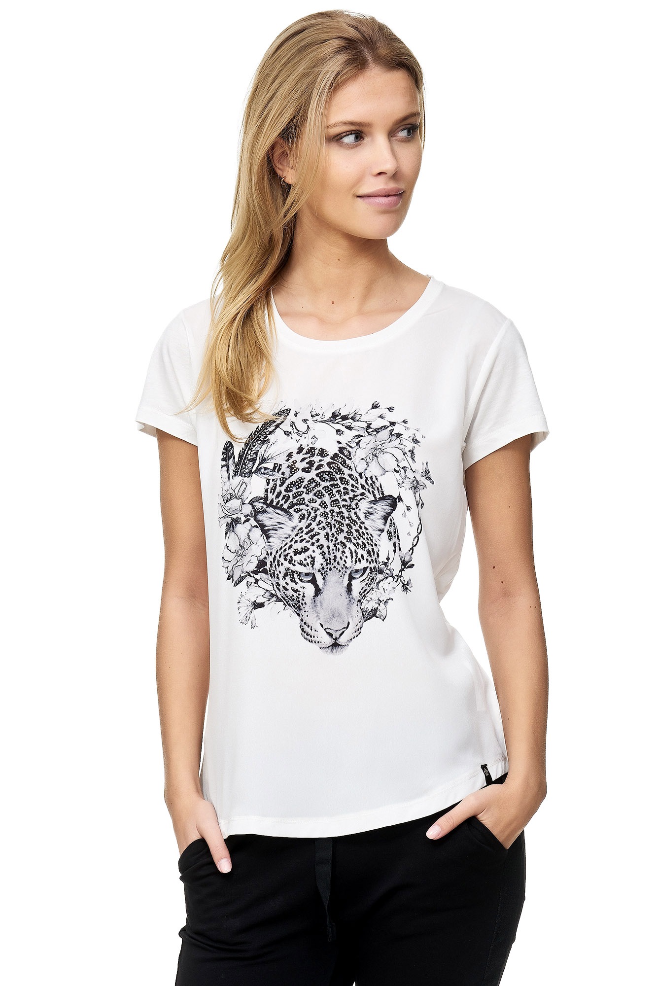mit T-Shirt, Decay shoppen Leoparden-Aufdruck