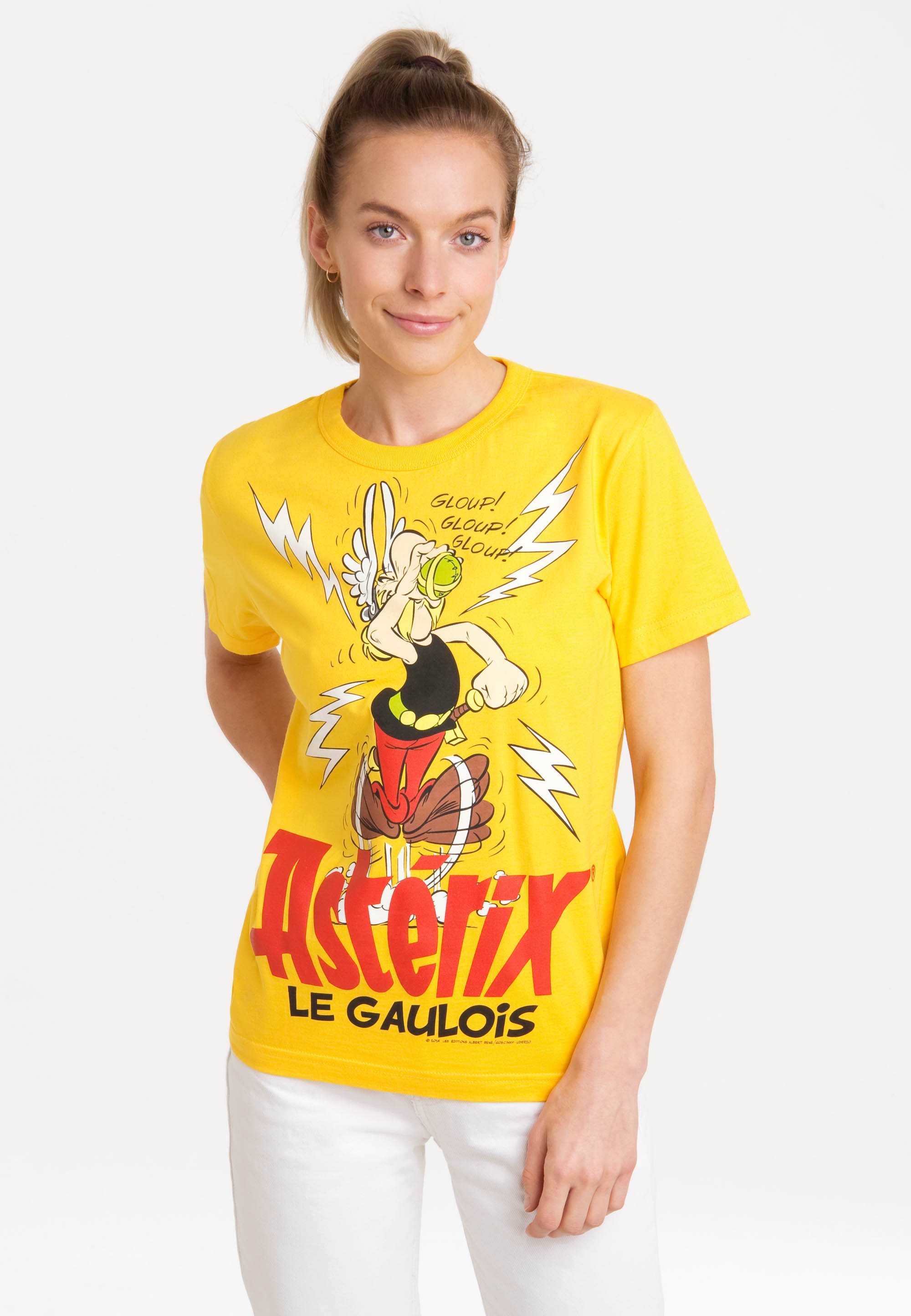 mit »Asterix T-Shirt lizenziertem - LOGOSHIRT shoppen der Print Gallier Asterix«,