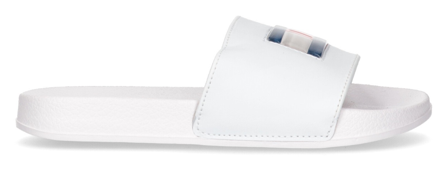Tommy Hilfiger Pantolette »FLAG POOL SLIDE WHITE«, als Pool-Slides tragbar kaufen