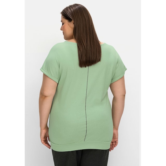 Sheego T-Shirt »Große Größen«, aus Baumwoll-Modal-Mix shoppen