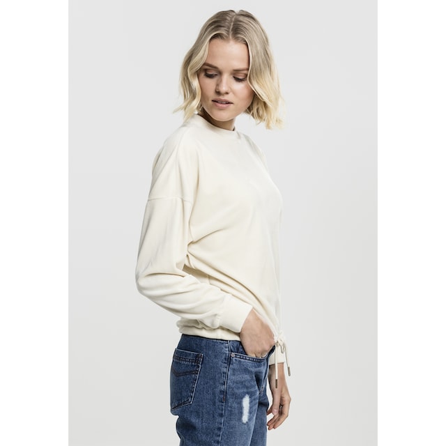 URBAN Sweater online Velvet Crew«, Oversized »Damen Ladies tlg.) CLASSICS (1