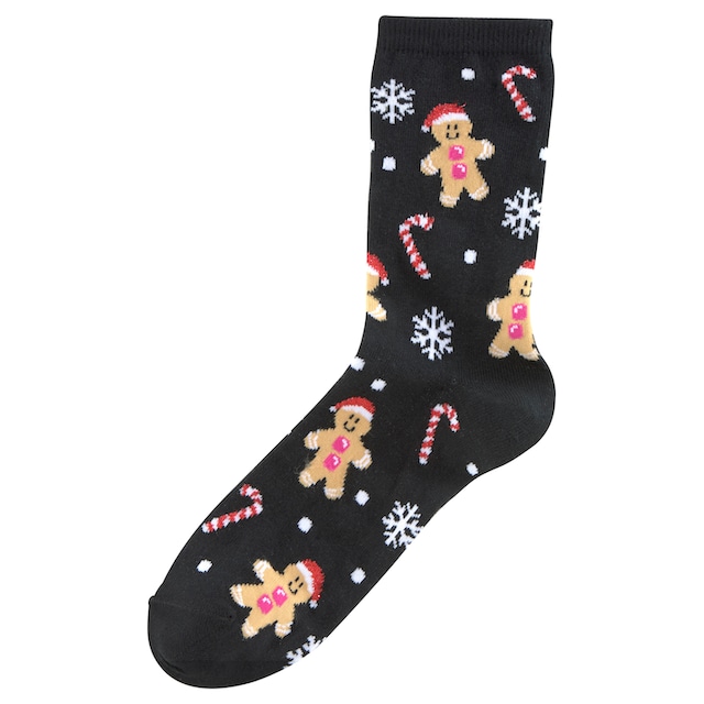 H.I.S Socken, (3 Paar), mit lustigen Weihnachtsmotiven bestellen | I'm  walking