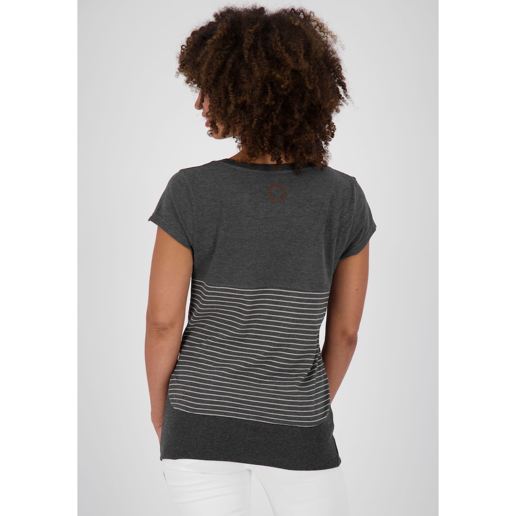 Alife &amp; Kickin T-Shirt CosmaAK im Kontrast-Look mit Streifen FG9000