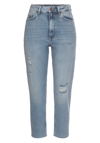 edc by Esprit High-waist-Jeans, mit coolen Destroyed Effekten kaufen