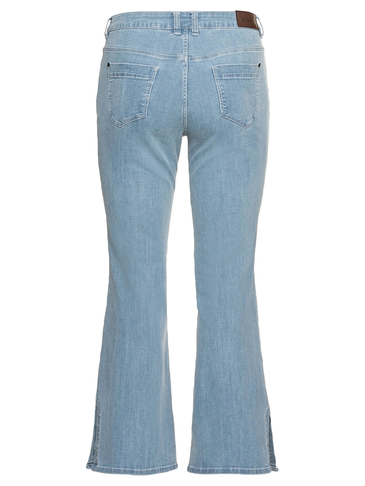 elastischem Größen«, Sheego mit kaufen seitlichen Schlitzen Denim, | walking Bootcut-Jeans I\'m »Große aus