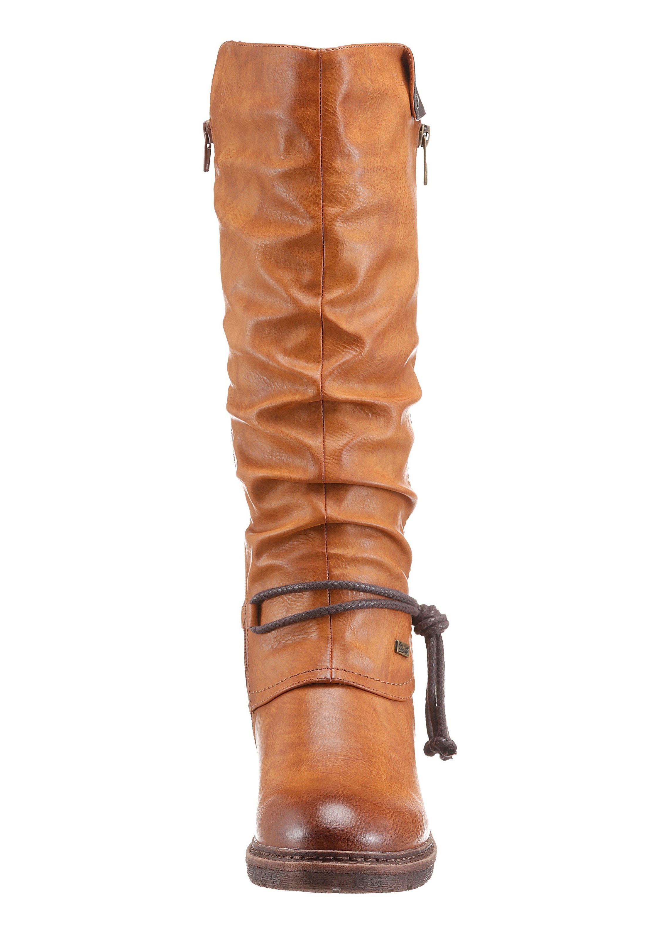 Posta Itd Orah Rieker Weitschaftstiefel Braun Solidasarockllc Com