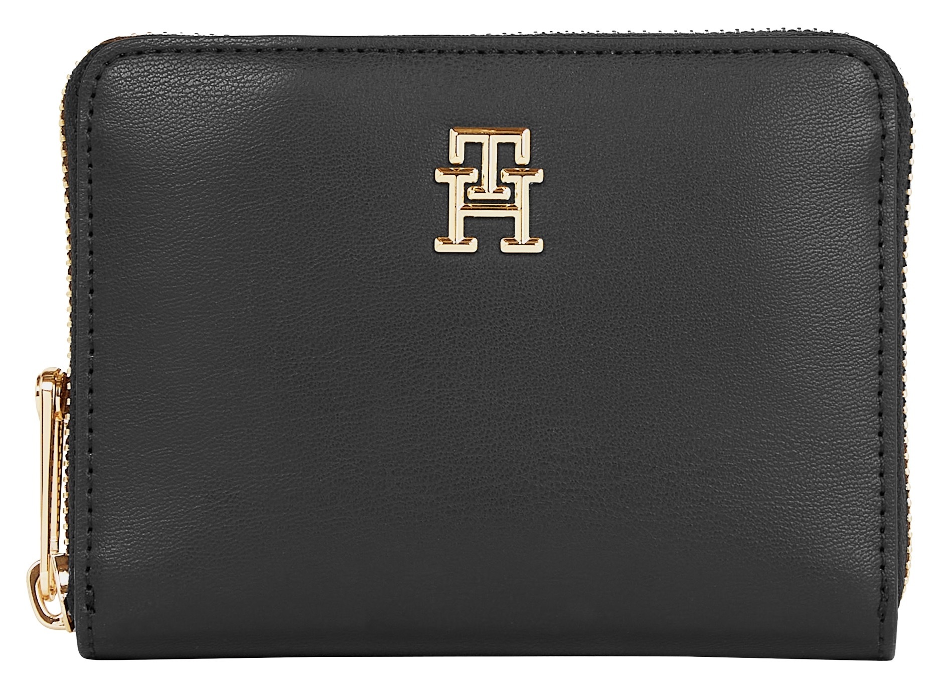 Tommy Hilfiger Geldbörse "ICONIC TOMMY MEDIUM ZA", mit TH-Emblem