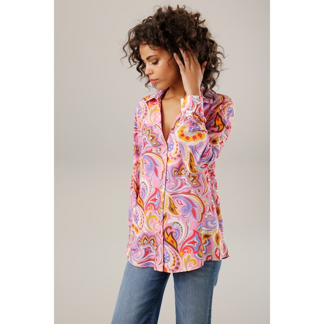 Aniston CASUAL Hemdbluse, graphische Paisley-Muster - jedes Teil ein Unikat  bestellen