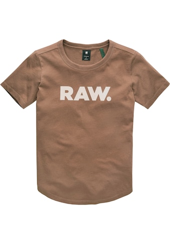 G-Star RAW Rundhalsshirt »RAW. Slim«, mit Logo RAW Grafikprint vorne kaufen