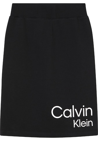 Calvin Klein Jeans Bleistiftrock »OFF PLACED LOGO HWK SKIRT«, mit elastischem Bund kaufen