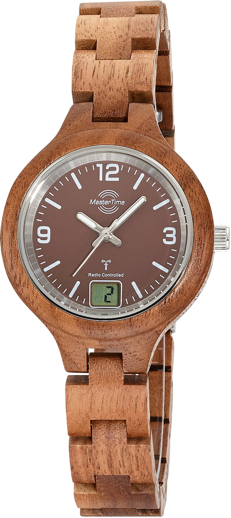 MASTER TIME Funkuhr »Specialist Wood, MTLW-10750-81W« kaufen