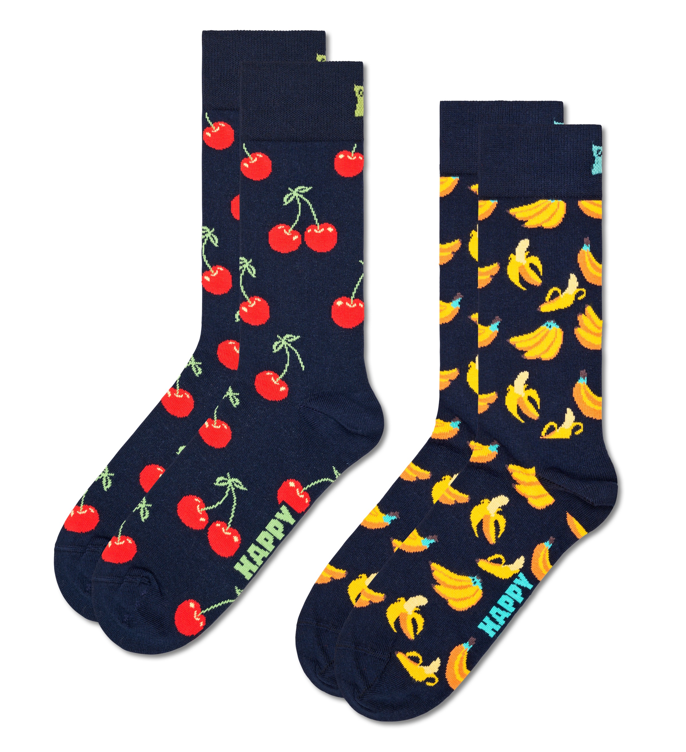 & I\'m | 2 Cherry Paar), Socken Socks »Classic bestellen Socks«, (Packung, Socks Happy walking Cherry Banana