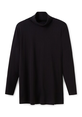 Sheego Langarmshirt »Große Größen«, mit Stehkragen, in A-Linie kaufen