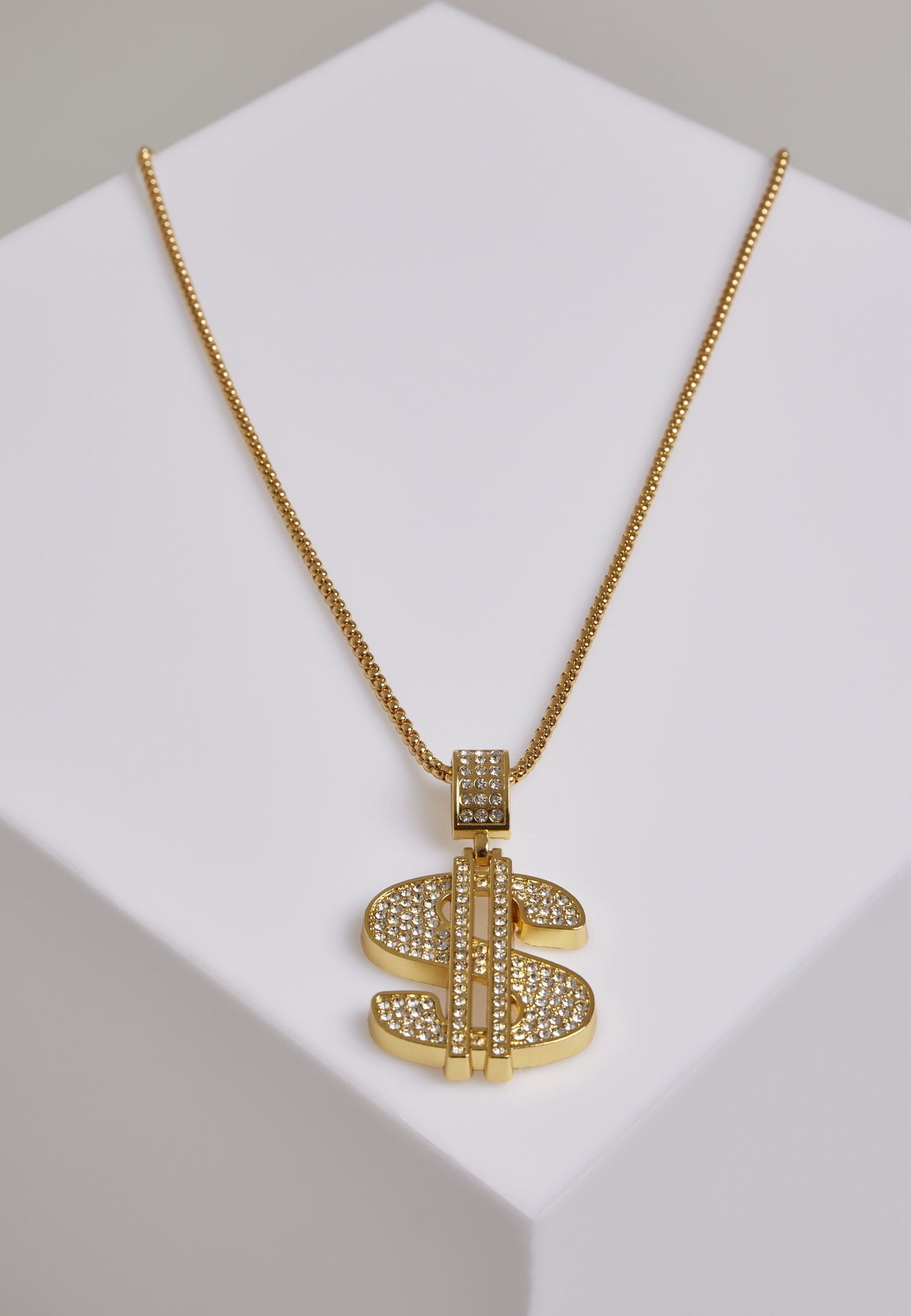 URBAN CLASSICS Edelstahlkette »Accessoires Dollar Necklace« im Onlineshop |  I\'m walking