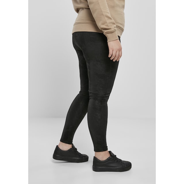 URBAN CLASSICS Leggings »Damen Ladies Washed Faux Leather Pants«, (1 tlg.)  kaufen