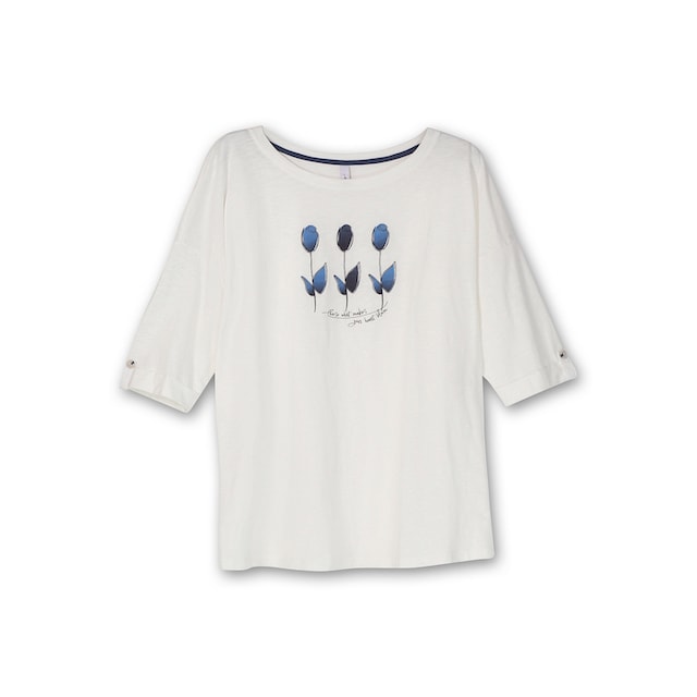 Sheego T-Shirt »Große bestellen Größen«, mit Blumen-Frontdruck