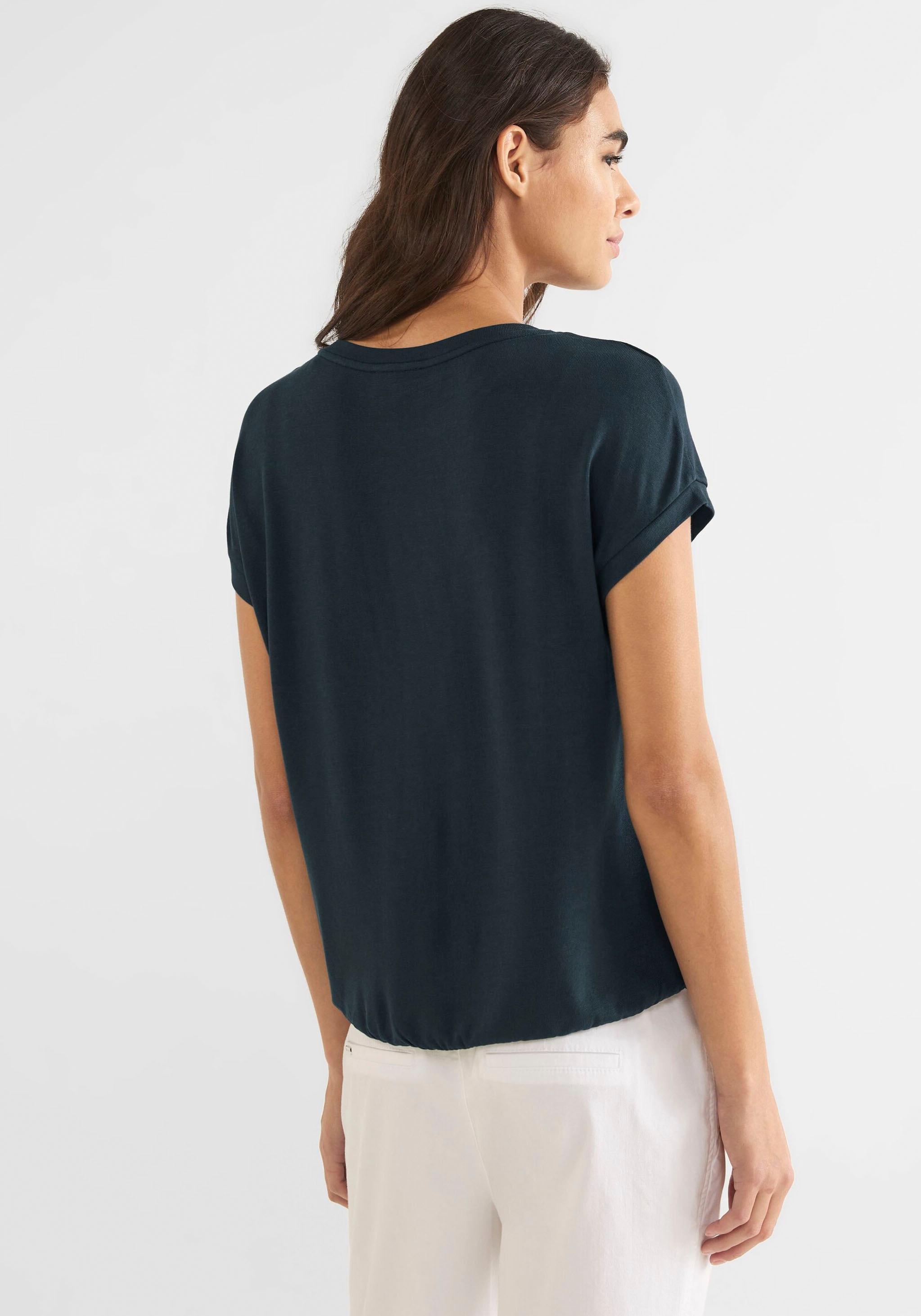 STREET ONE Shirttop, mit überschnittenen Schultern kaufen | I'm walking  Online Shop