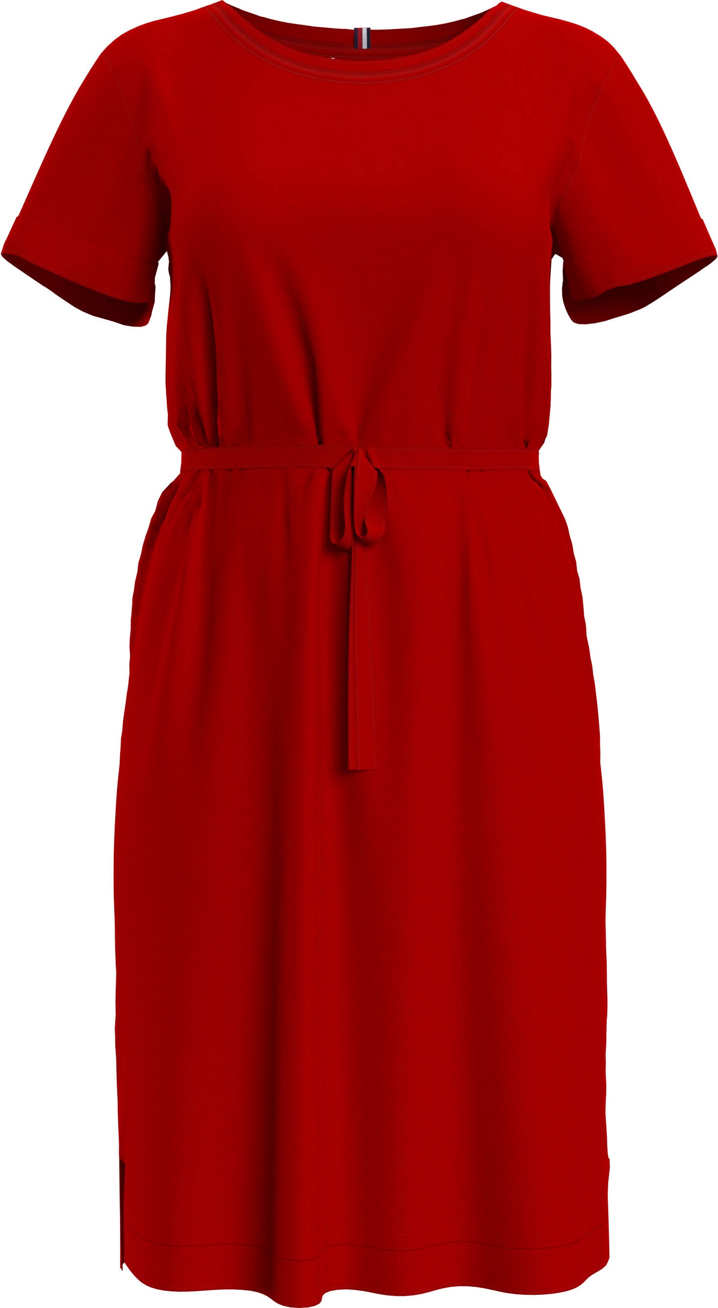 Tommy Hilfiger Shirtkleid »1985 REG C-NK SHORT DRESS SS«, mit niedlichem Schleifenband... kaufen