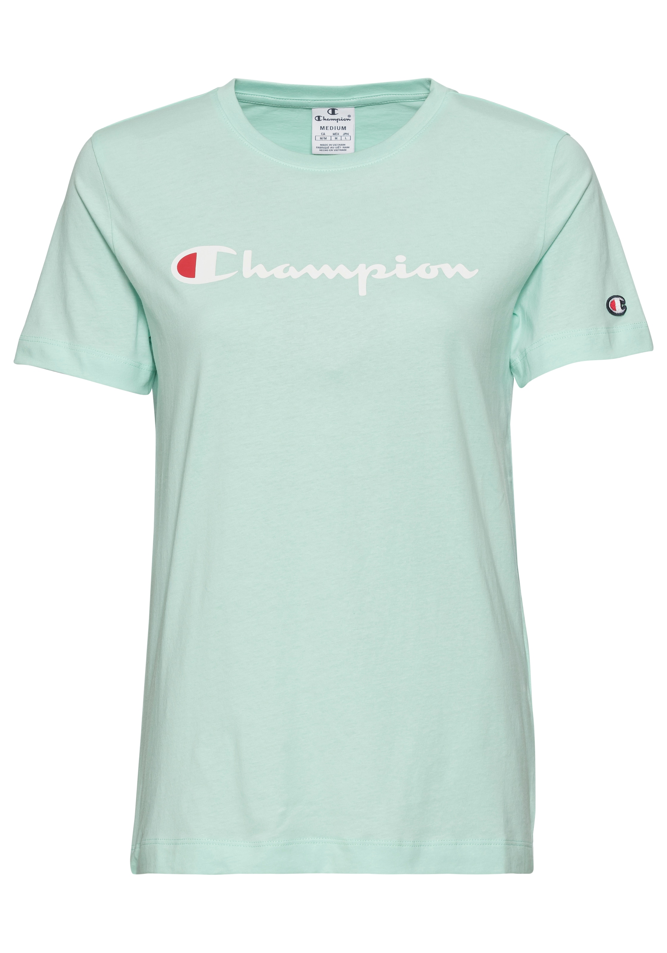 Champion T-Shirt »Icons Crewneck T-Shirt Large Logo« online kaufen | I\'m  walking | Sport-T-Shirts