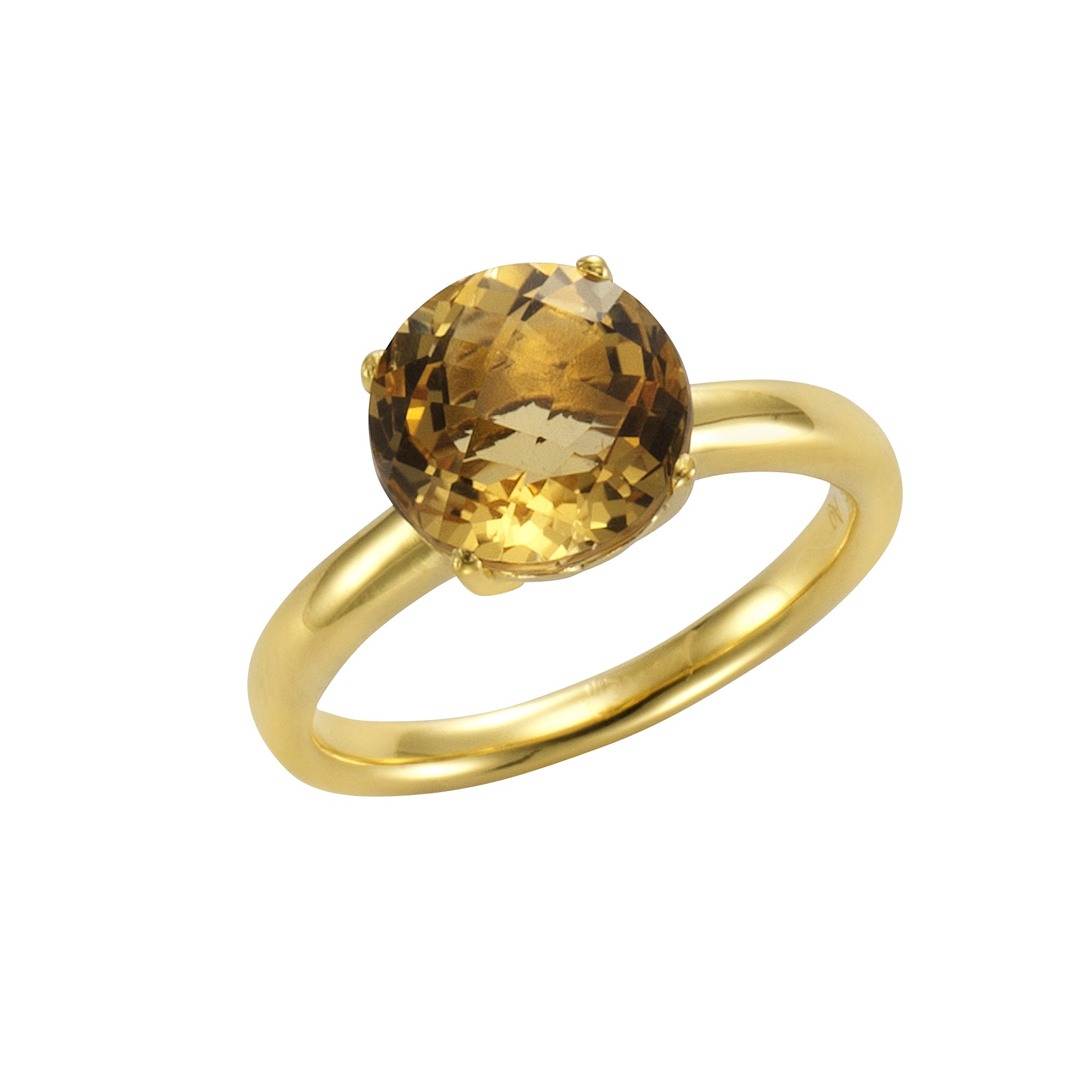 Jamelli Fingerring Silber Onlineshop echtem mit vergoldet im »925 | Citrin« I\'m walking