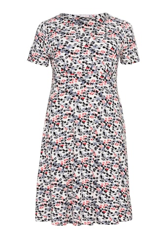 sheego by Joe Browns Jerseykleid »Jerseykleid«, mit Blätterprint, in Wickeloptik kaufen