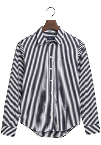 Gant Hemdbluse »Regular Fit Broadcloth Bluse mit Streifen«, mit Stadtkragen kaufen