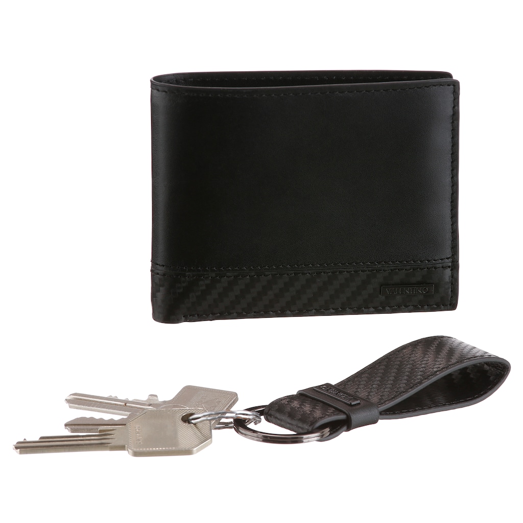 VALENTINO BAGS Geldbörse GREENIE (Set 2 tlg. mit Schlüsselanhänger) mit RFID Schutz
