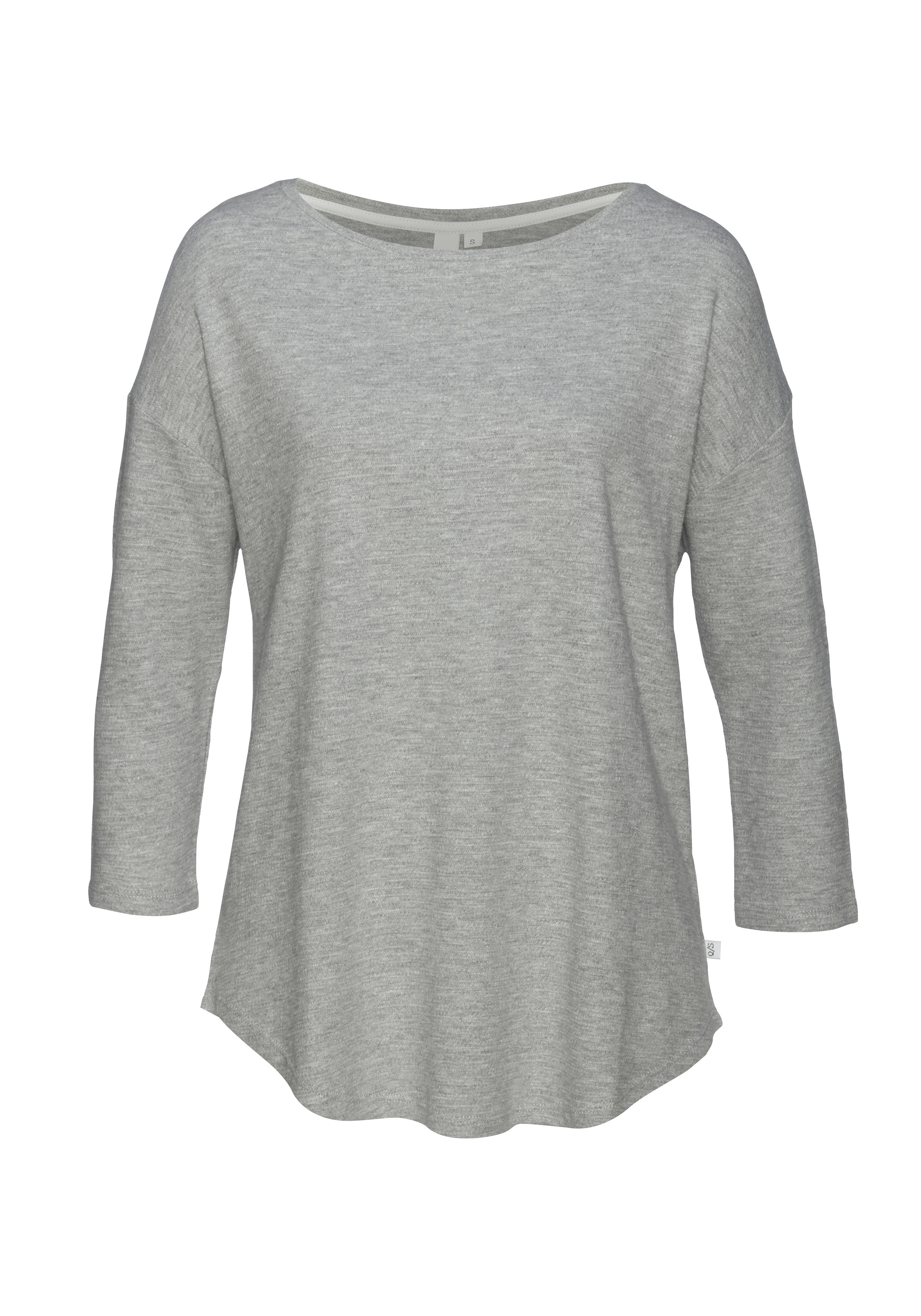 3/4-Arm-Shirt, mit überschnittenen Schultern