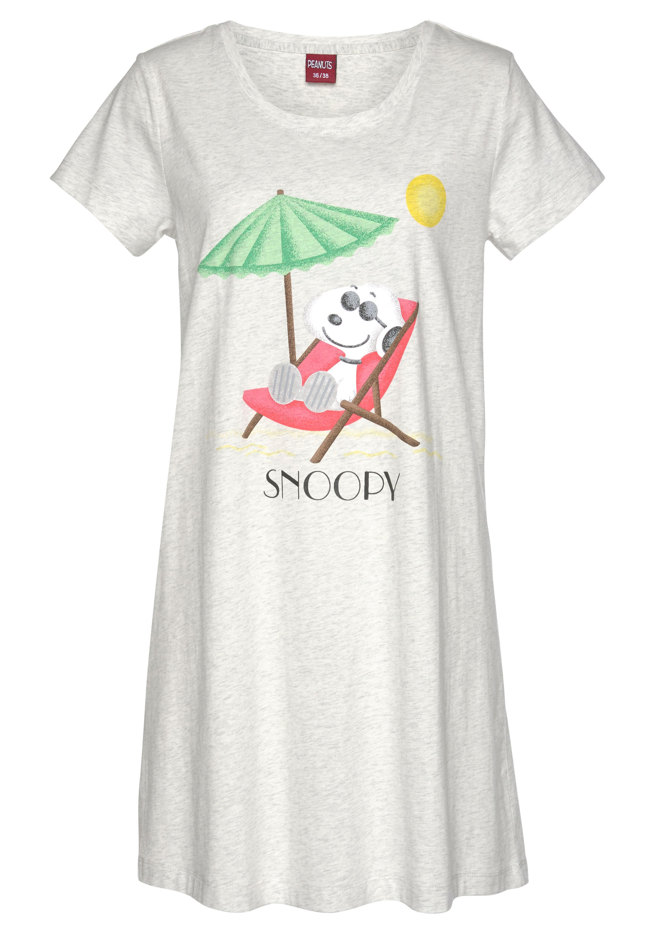 Peanuts Sleepshirt, mit Snoopy-Druck zum bestellen Rechnung Wäsche & Wohlfühlen auf