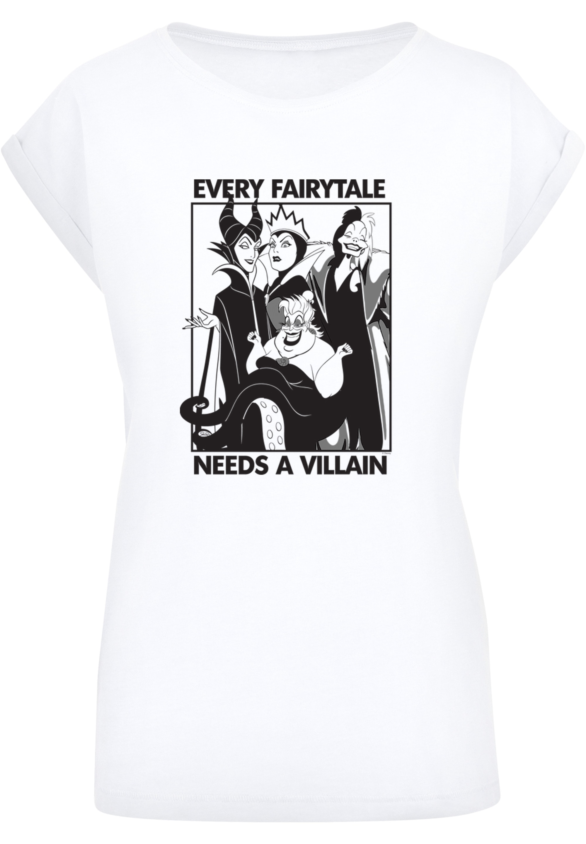 F4NT4STIC T-Shirt »Disney Classic Villains«, Damen,Premium I\'m kaufen walking Merch,Regular-Fit ,Kurze | Ärmel,Bedruckt