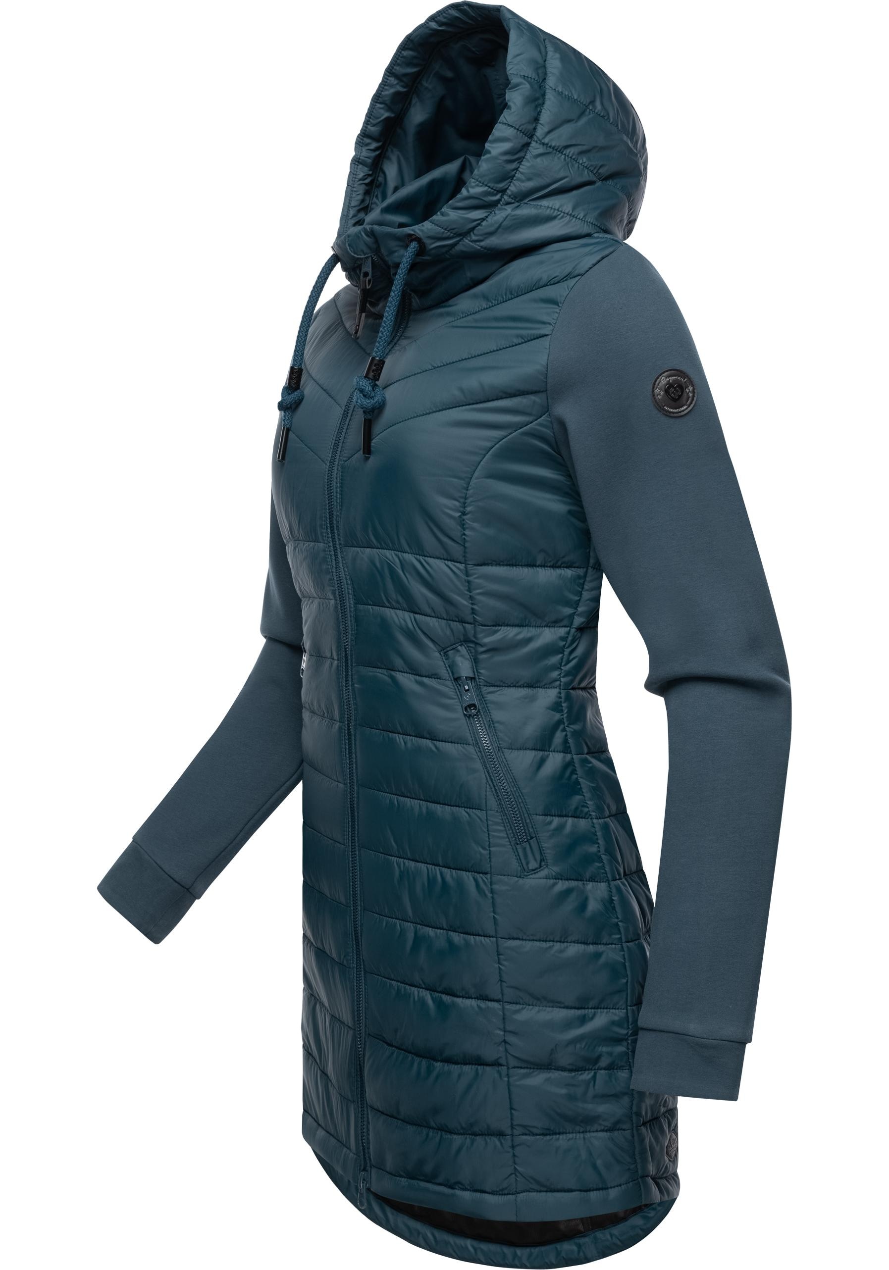 Ragwear Steppmantel »Lucinda Long«, Mantel aus modernem Materialmix mit  Kapuze bestellen | I\'m walking