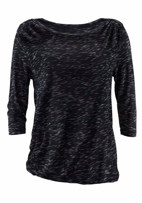 LASCANA 3/4-Arm-Shirt, mit Schulterraffung kaufen