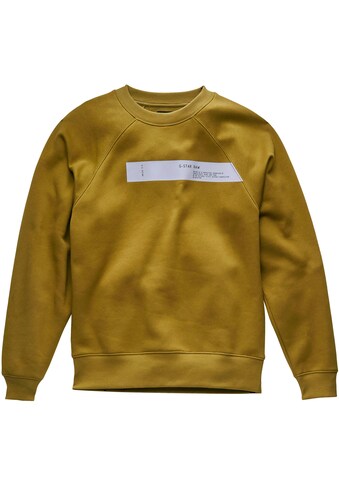 G-Star RAW Sweatshirt »Sweatshirt Raglan loose sw«, mit Logodruck vorne kaufen