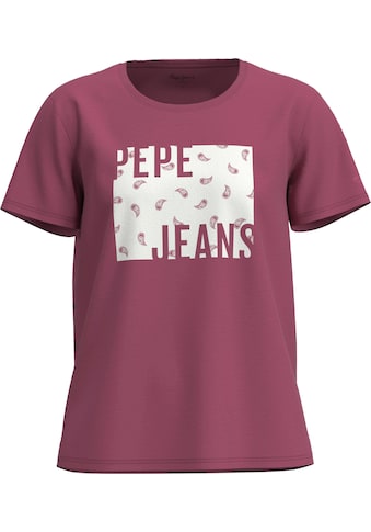 Pepe Jeans Rundhalsshirt »LUCIE«, mit Kontrastprint kaufen