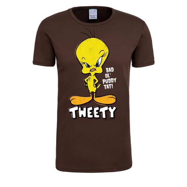 LOGOSHIRT T-Shirt »Looney Tunes – Tweety«, mit lizenzierten Originaldesign  bestellen | I\'m walking