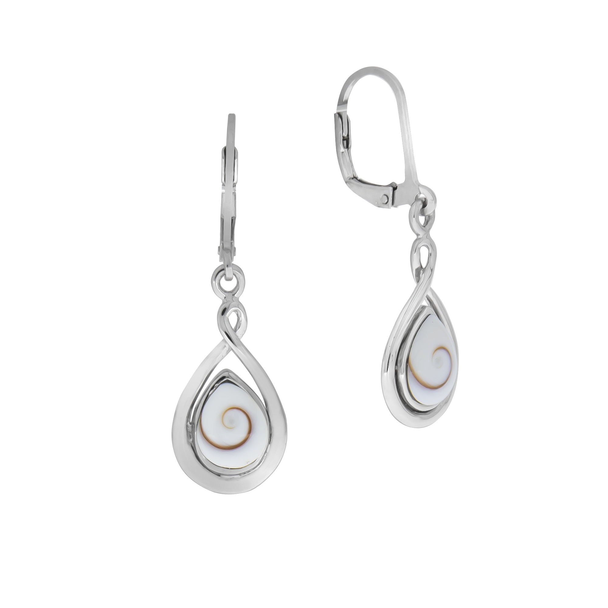 Zeeme Paar Muschel I\'m mit Silber weiß« walking »925 rhodiniert Ohrhänger kaufen online 
