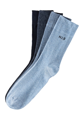 H.I.S Socken, (4 Paar), mit druckfreiem Bündchen kaufen