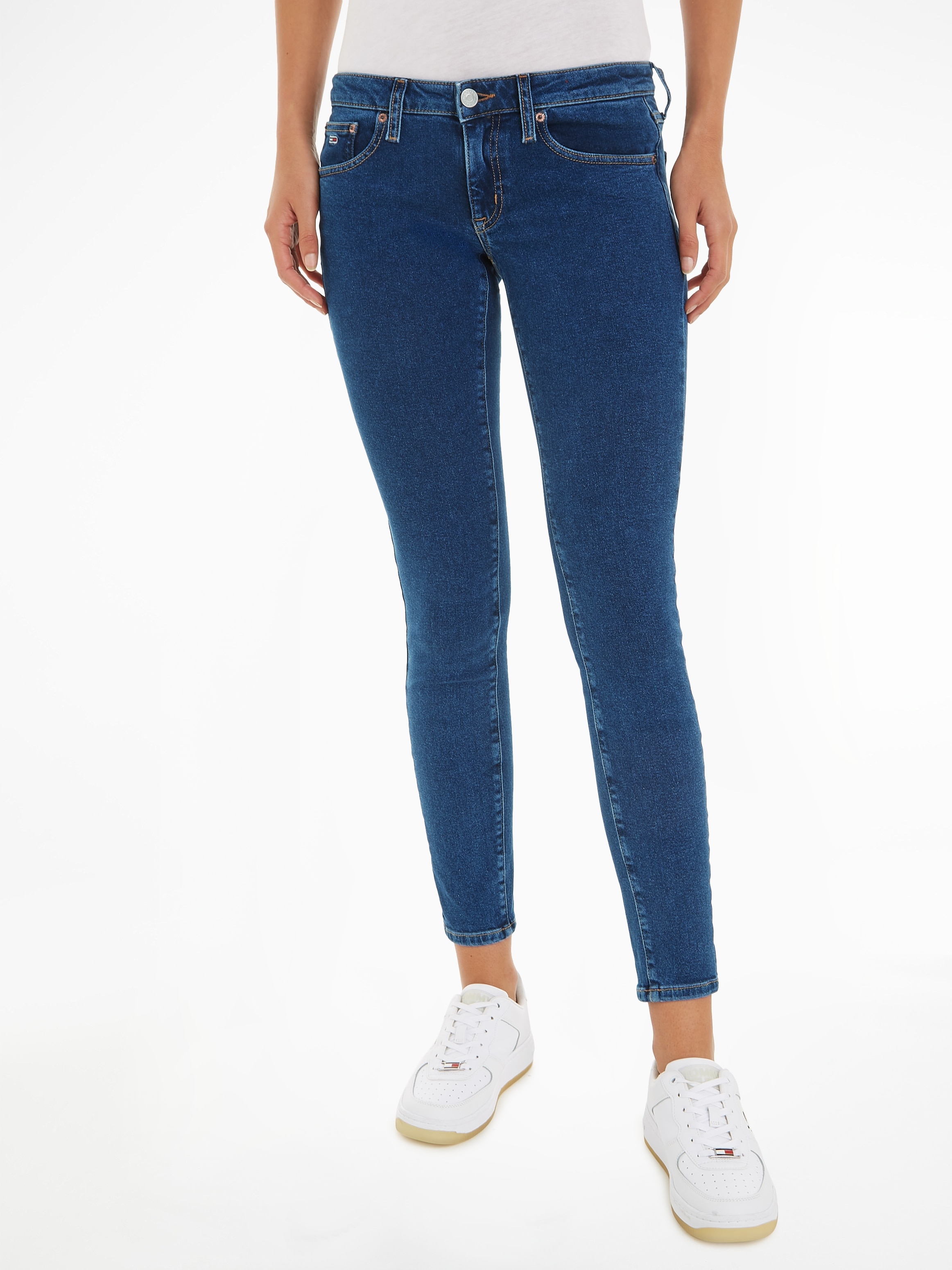 Skinny-fit-Jeans, Tommy Labelapplikationen walking | shoppen I\'m Jeans dezenten mit