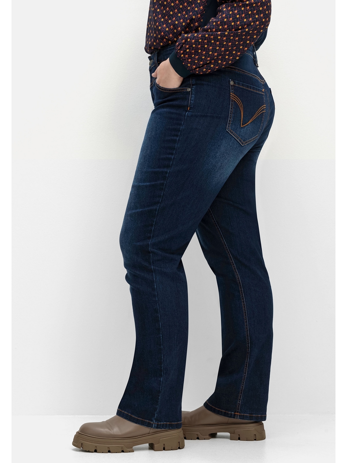 Sheego Stretch-Jeans mit kaufen Größen«, | Bodyforming-Effekt »Große walking I\'m