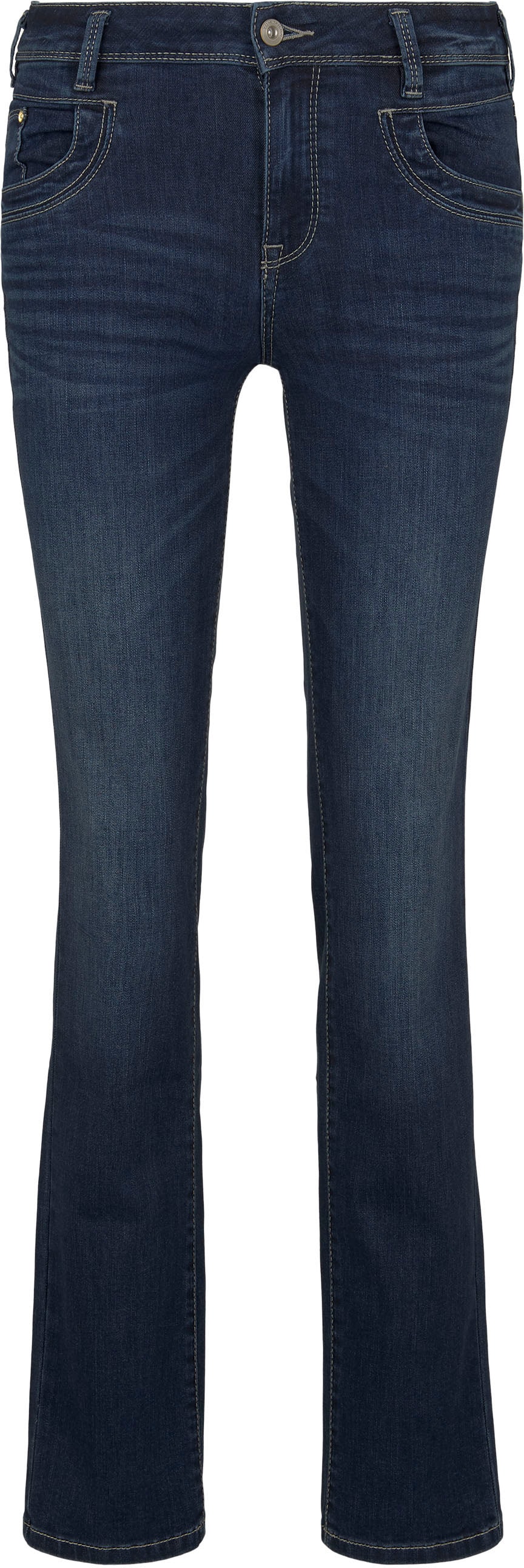 TOM TAILOR Gerade Jeans, mit Kontrastnähten online | I\'m walking