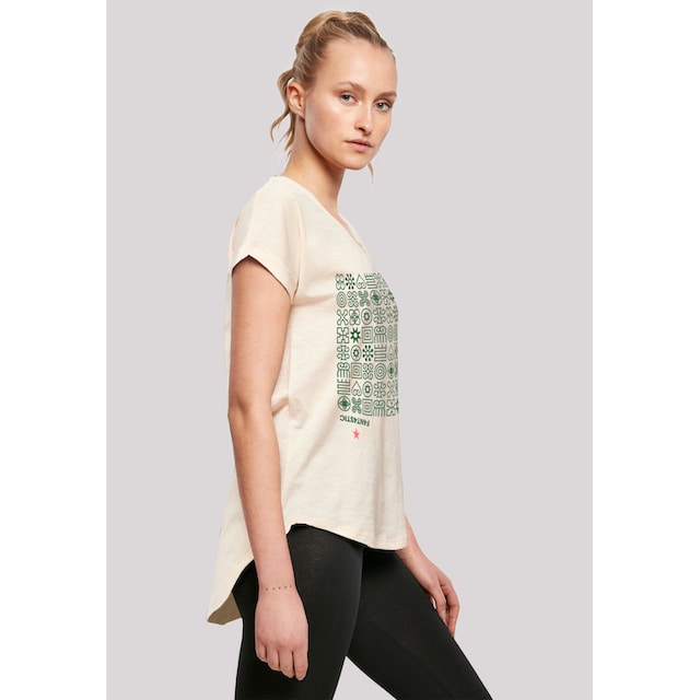 F4NT4STIC T-Shirt »Muster Grün Symbole«, Print shoppen | I'm walking