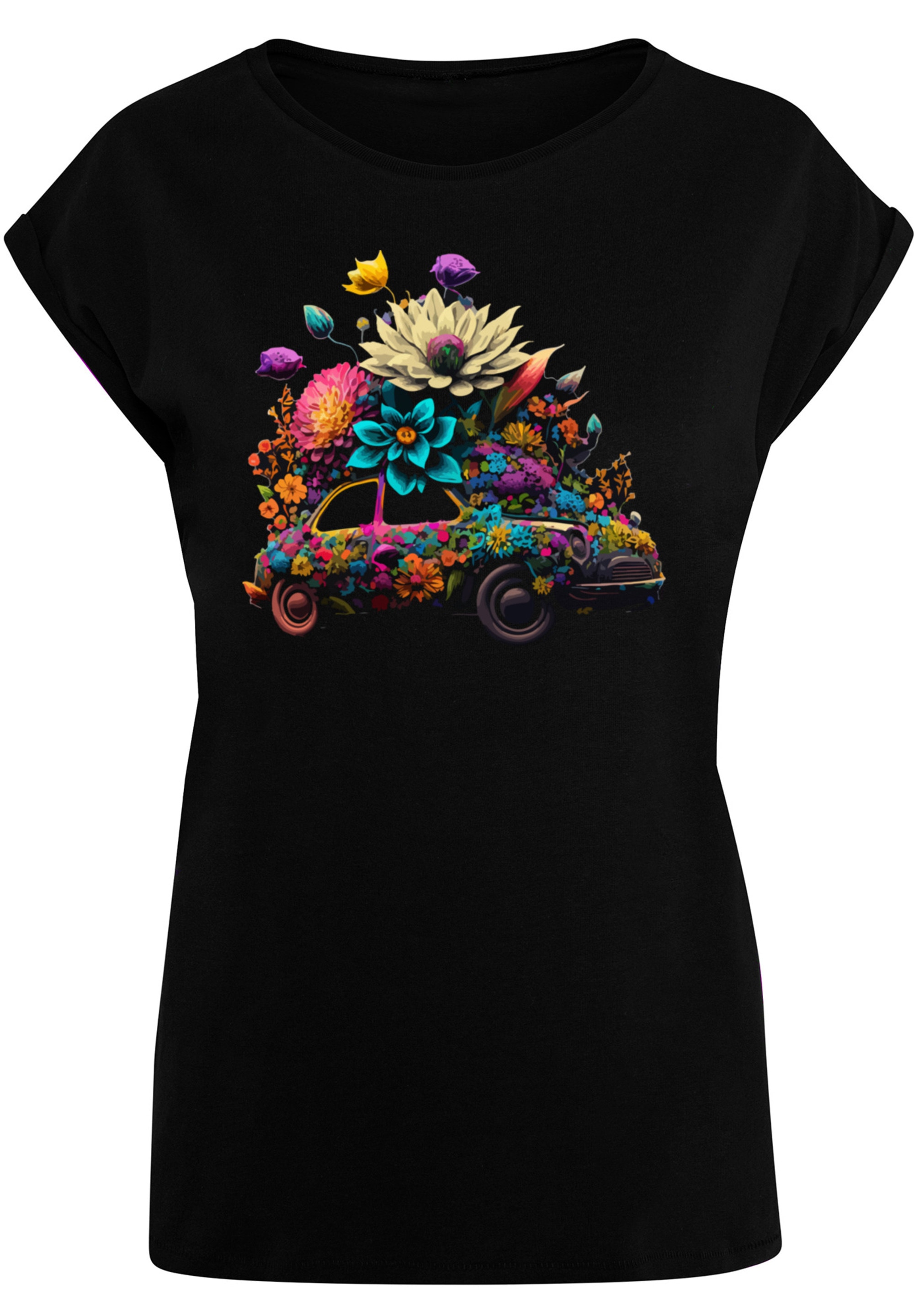 Tee«, kaufen Auto »Blumen T-Shirt Print F4NT4STIC