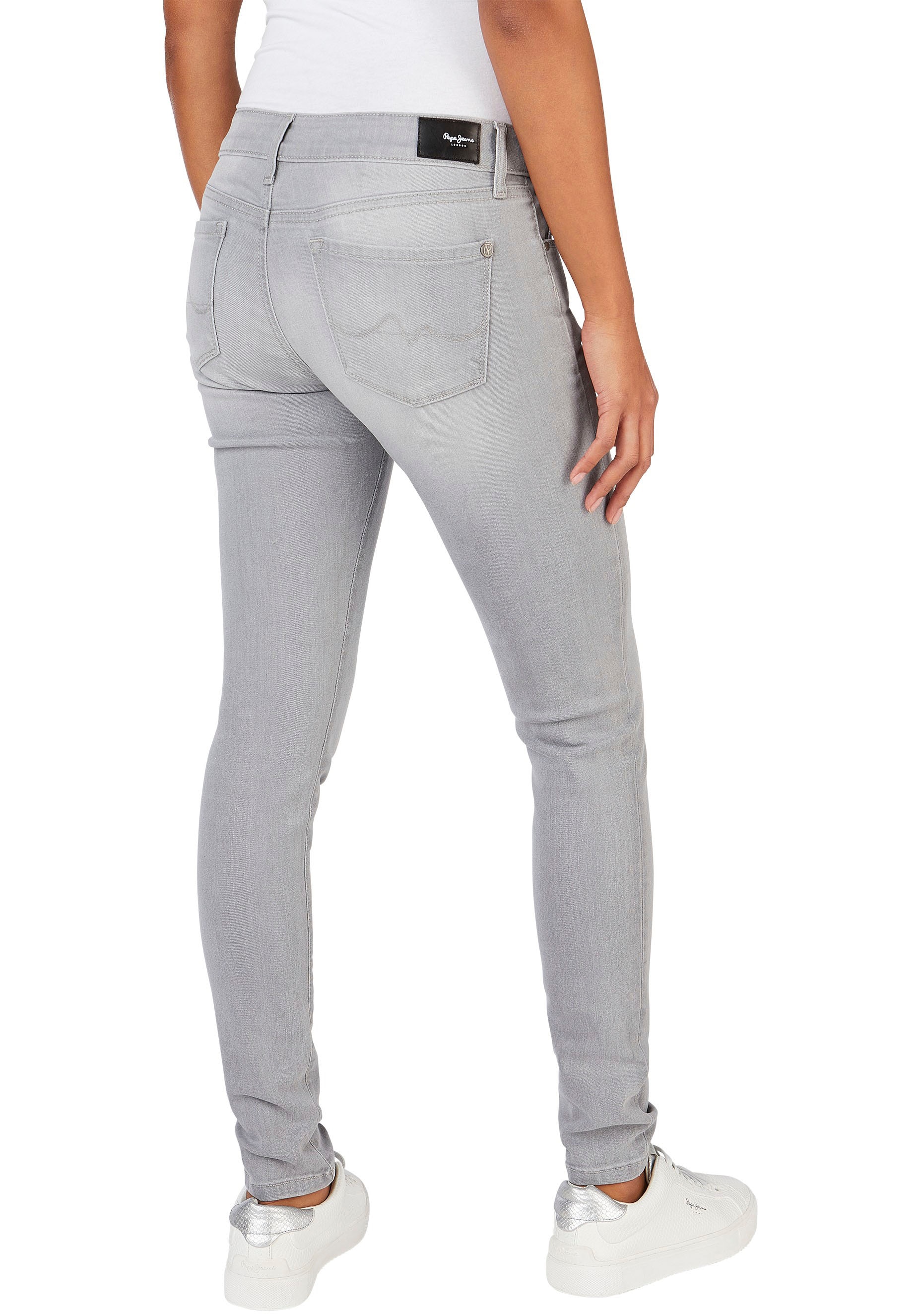 Pepe Jeans Skinny-fit-Jeans im mit 5-Pocket-Stil walking I\'m »SOHO«, | 1-Knopf Bund und shoppen Stretch-Anteil