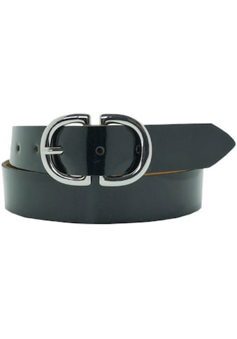 AnnaMatoni Ledergürtel, Lack Gürtel mit geteilter D-Ring-Schließe kaufen