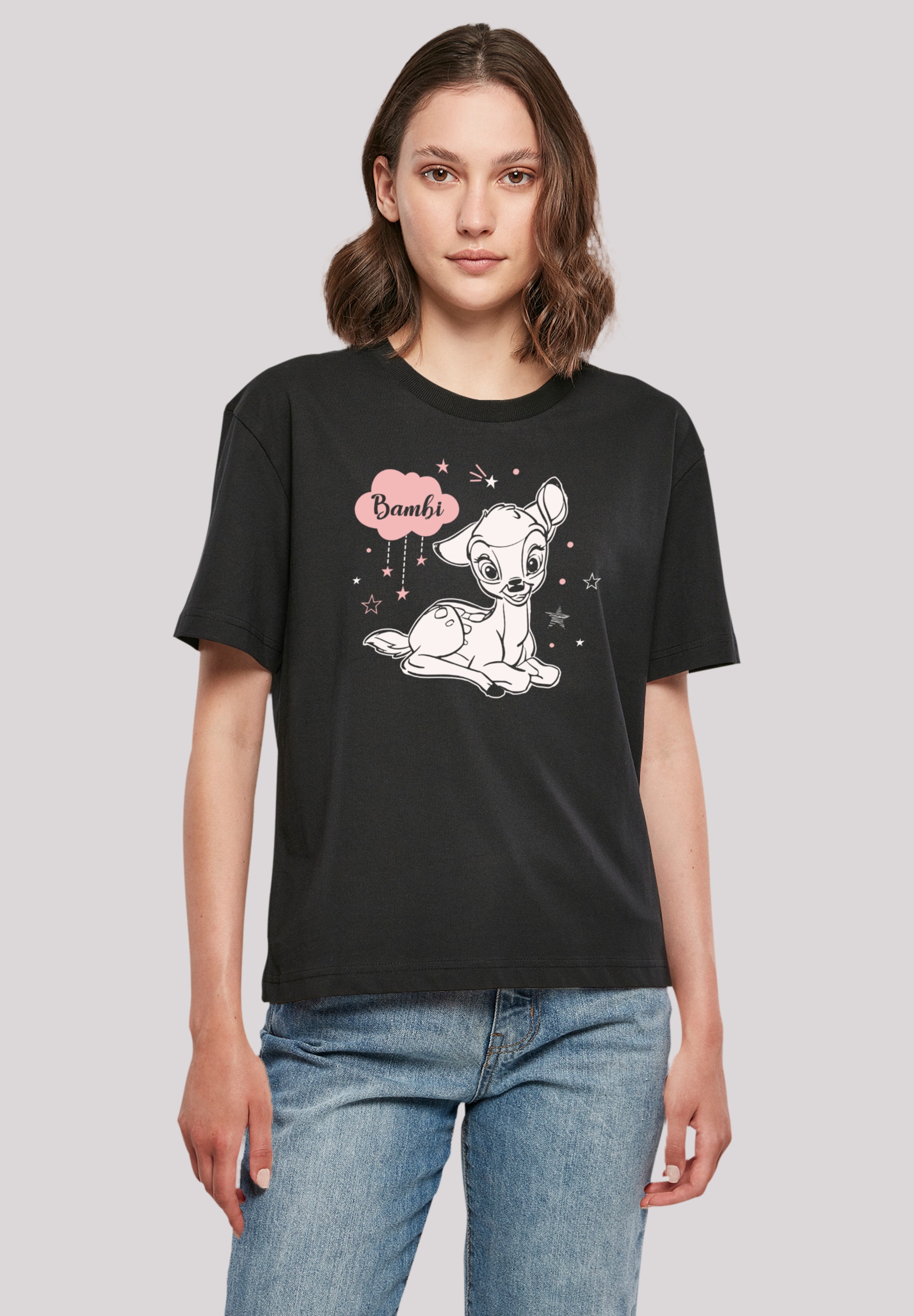 F4NT4STIC T-Shirt »Disney Bambi walking I\'m Pink Qualität Premium Wolke«, 
