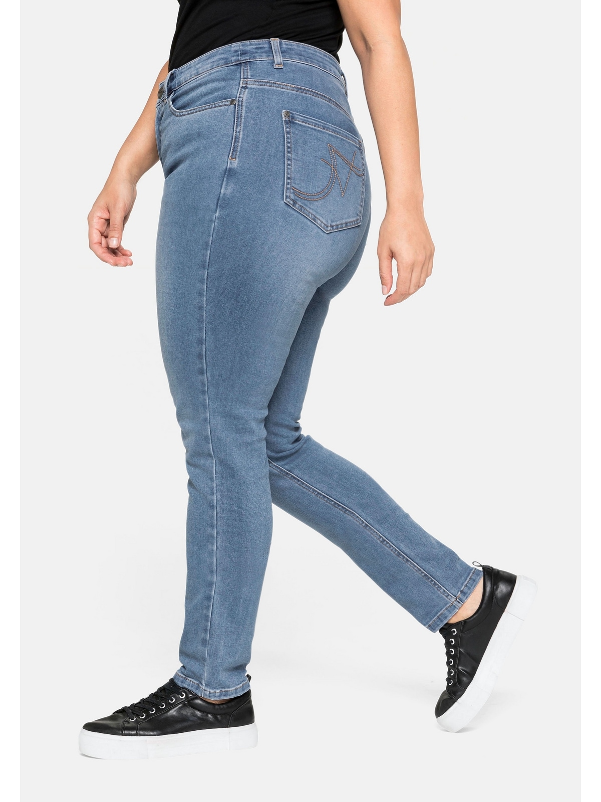 Sheego Stretch-Jeans »Große Größen«, | kaufen elastisches Super I\'m Power-Stretch-Material walking