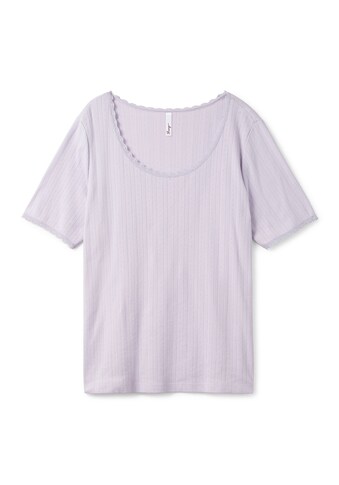 Sheego T-Shirt »Shirt«, mit Lochmuster und Spitze kaufen