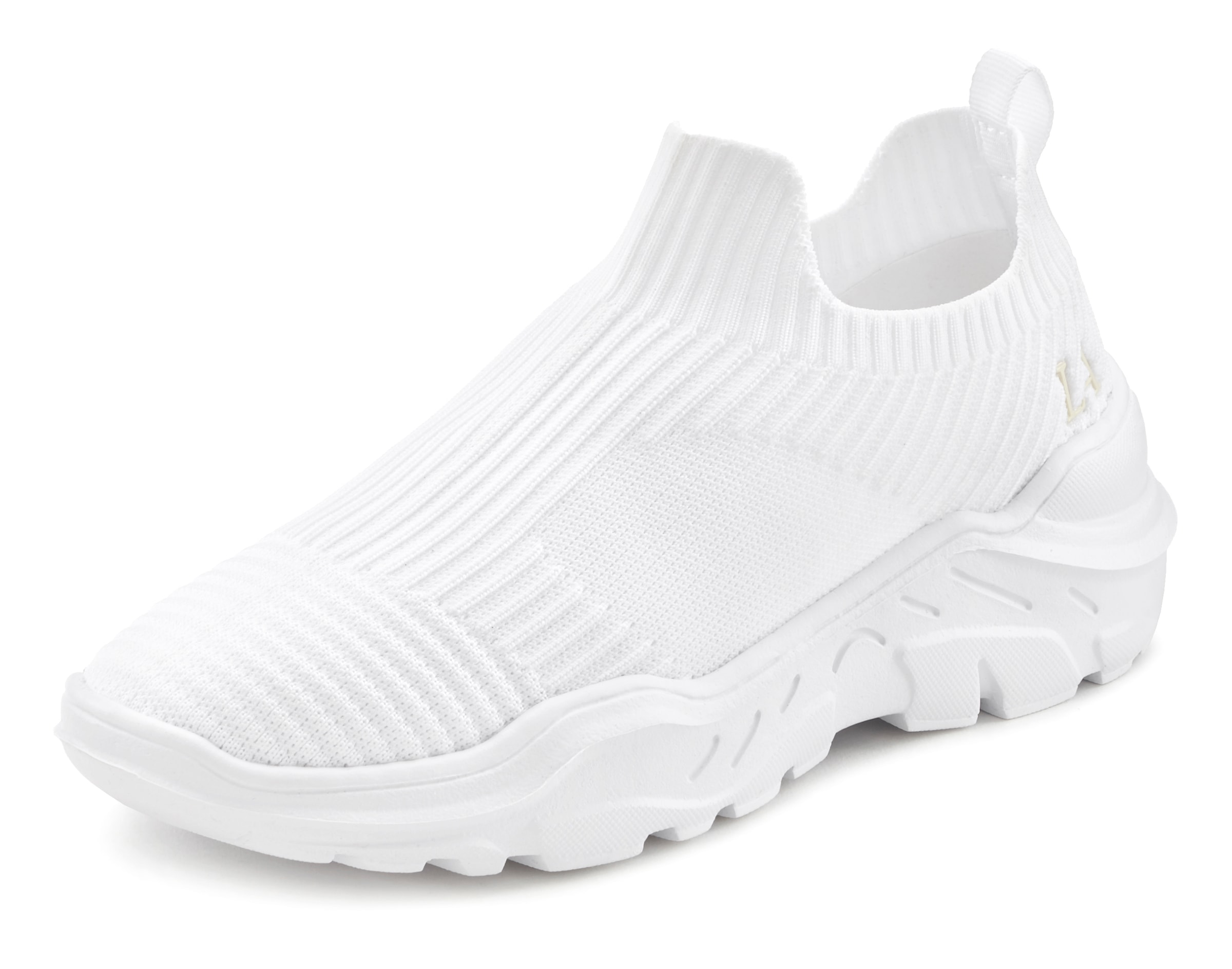 LASCANA Sneaker, Slip On aus elastischem Mesh Material und ultraleichter Sohle VEGAN kaufen