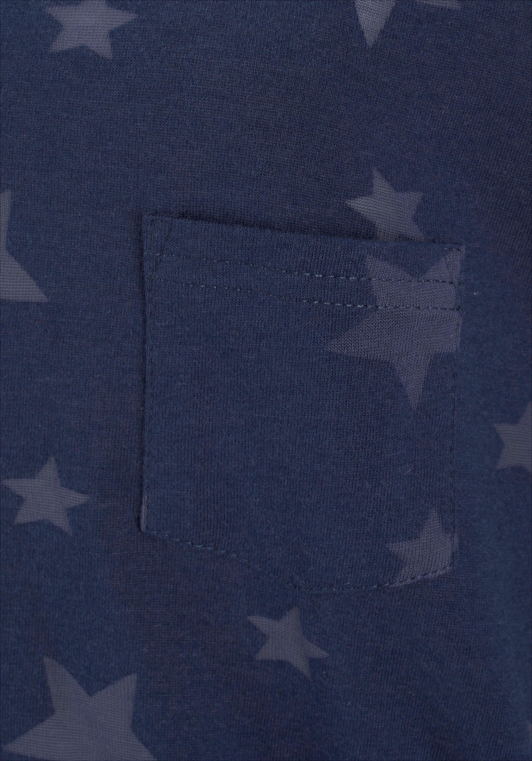 Beachtime T-Shirt, mit Ausbrenner-Qualität (2er-Pack), bestellen leicht Sternen transparenten