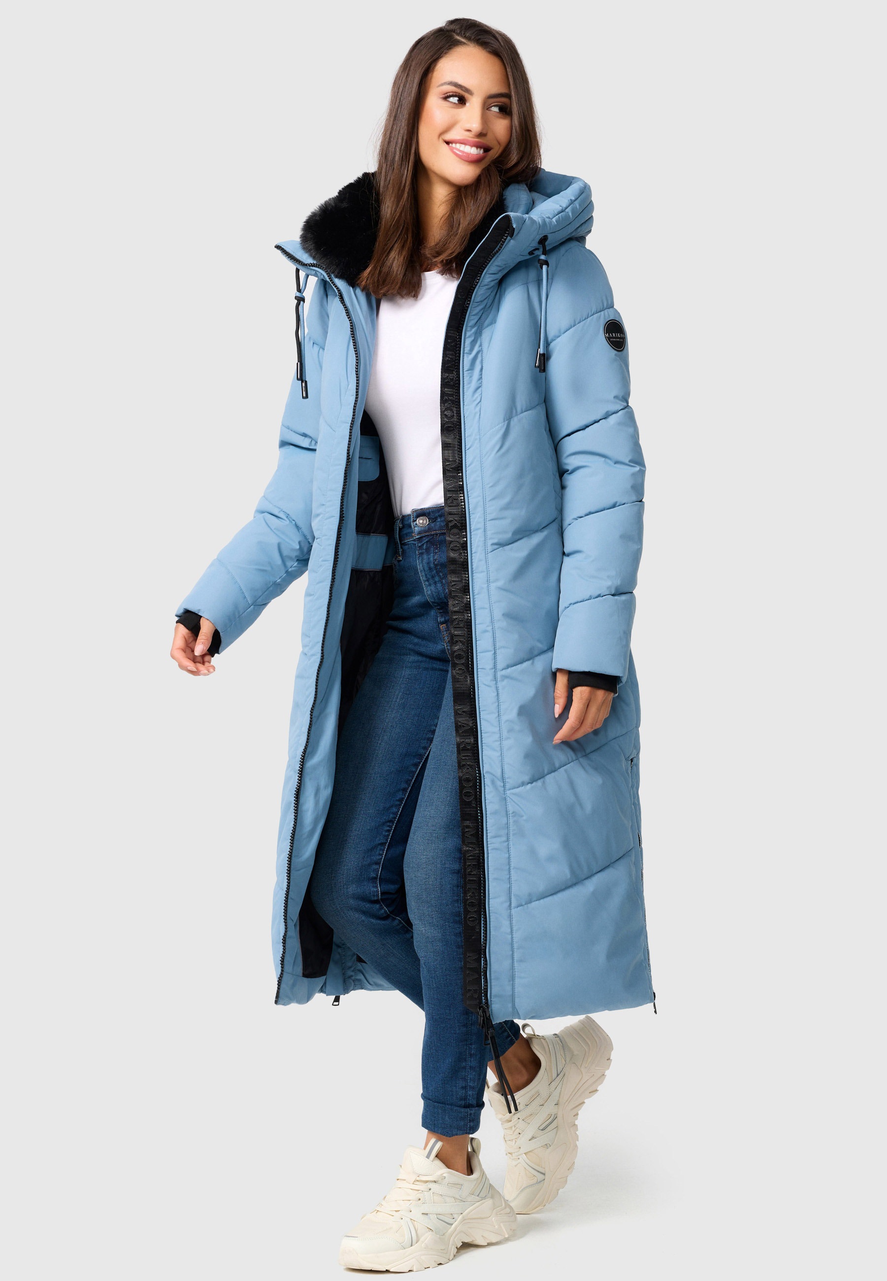 Marikoo Winterjacke »Nadaree XVI«, Stepp | Kapuze großer walking Mantel I\'m mit kaufen online